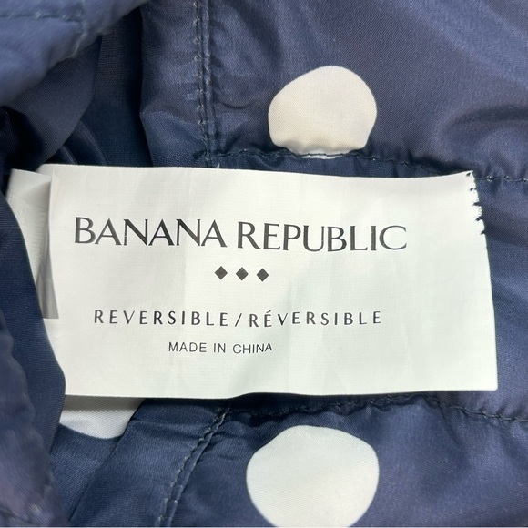 Banana Republic Reversible Polka Dot Puffer Vest Size XS Women’s - Picture 13 of 15